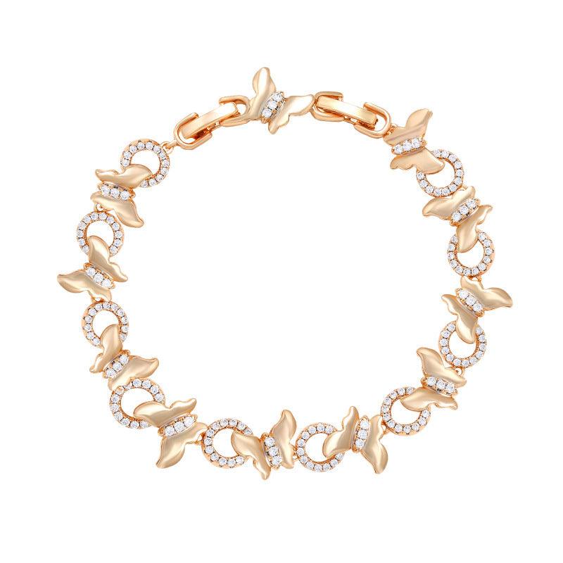 Pulseira Butterfly Glow Ouro 14K