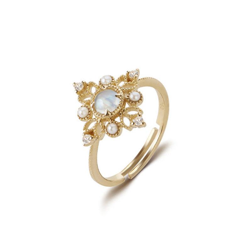 Anel Moonlight Vintage Ouro 18K